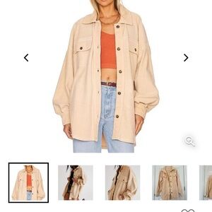Free People ruby shacket